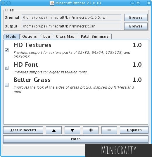 [1.8.7] Патчер текстур для Minecraft - MCPatcher HD fix 5.0.3